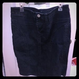 Dark Denim Jean Skirt